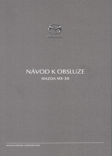 Návod Mazda MX-30