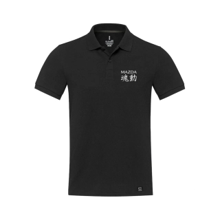 Unisex polo triko- černé